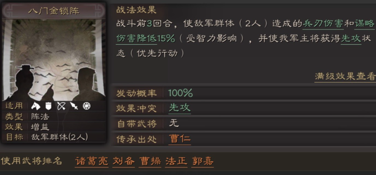 三国志战略版天枪是什么阵容