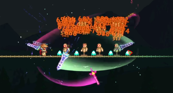 泰拉瑞亚肉山用什么武器打最好