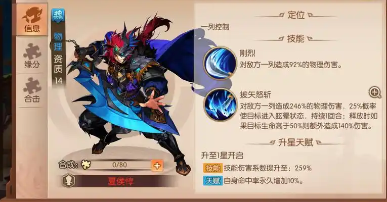 少年三国志2蜀夏侯惇怎么过