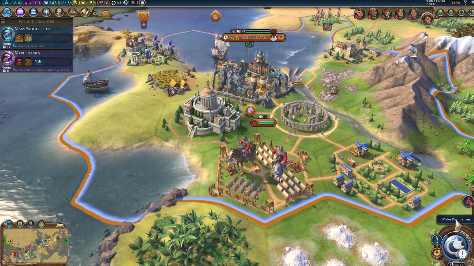 文明6罗马军团怎么造