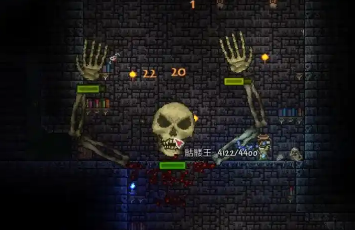 泰拉瑞亚专家骷髅王怎么打