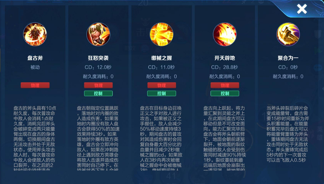 王者荣耀盘古出装是什么