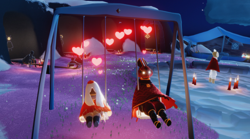 光遇云野引导怎么换秋千