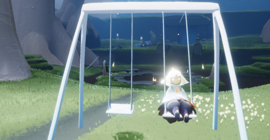 光遇云野引导怎么换秋千