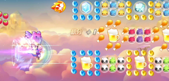 天天酷跑关卡天空之城怎么打