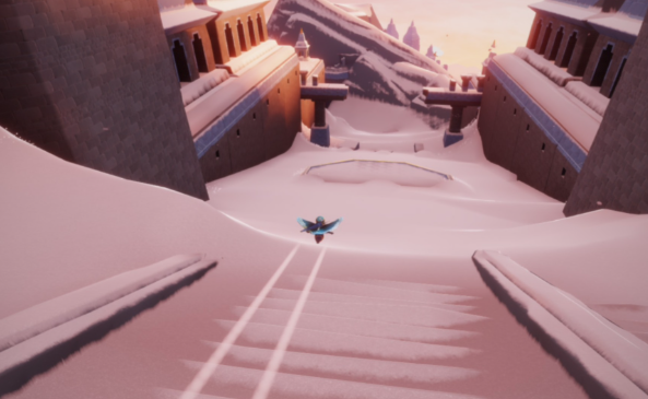 光遇滑雪场怎么去普通赛道