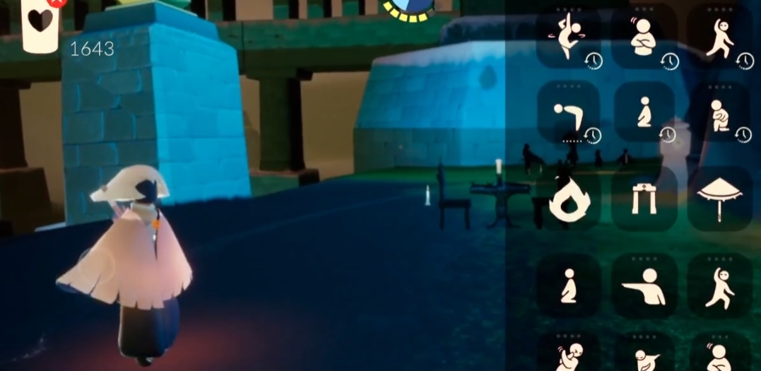 光遇怎么一边转圈圈一边跑