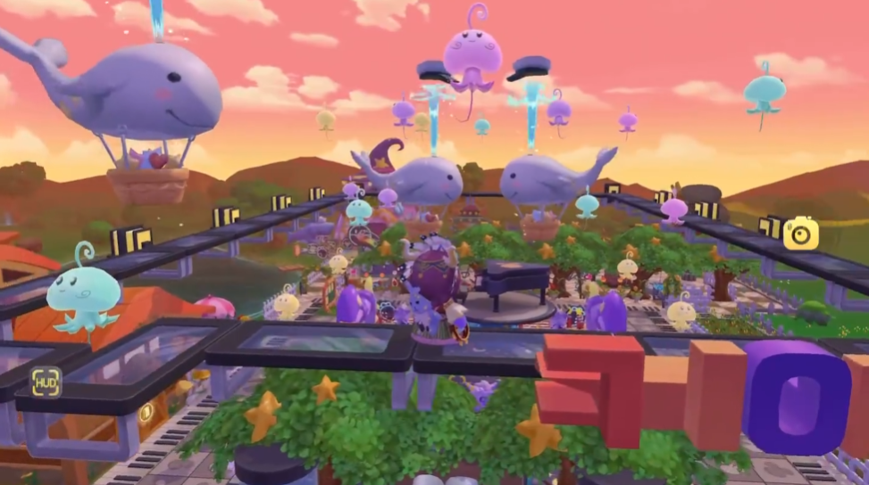 摩尔庄园空中花园怎么行走