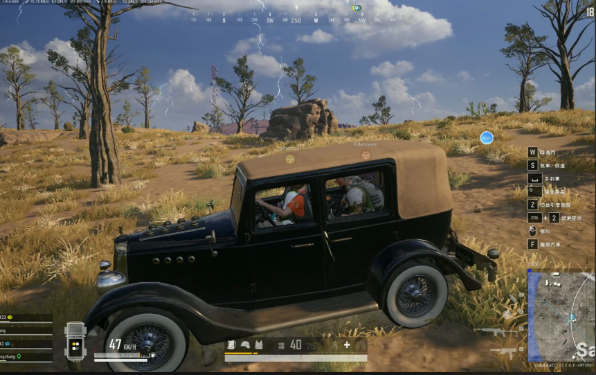 绝地求生如何开车换位