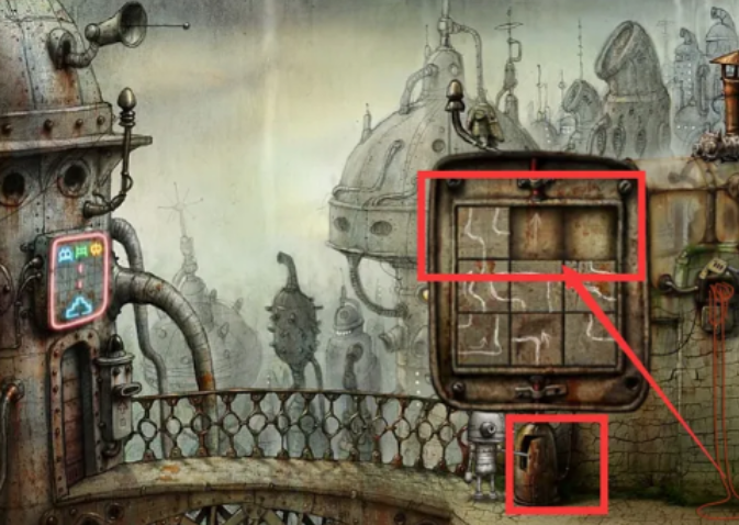 机械迷城第二个游戏机攻略怎么过