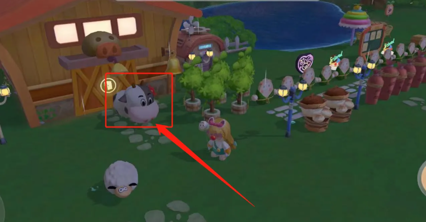 摩尔庄园手游怎么把奶牛放出来