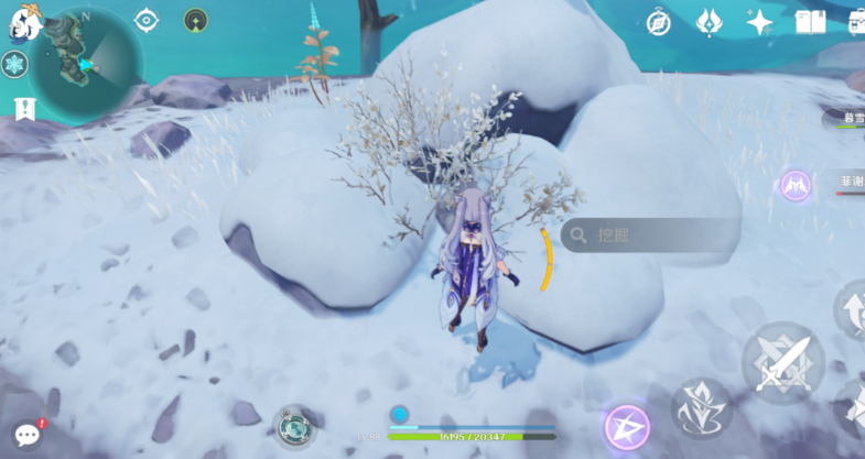 原神雪山大雪堆怎么做