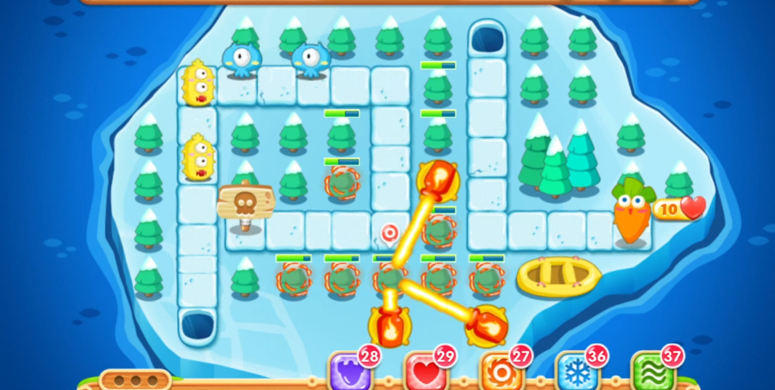 保卫萝卜2第117关怎么过