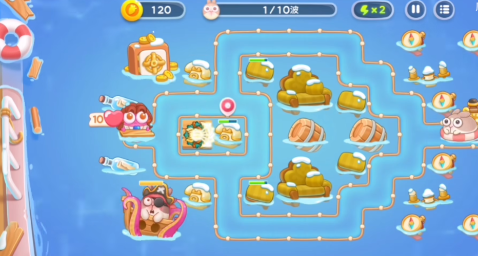 保卫萝卜4阿波尼克号45关怎么过