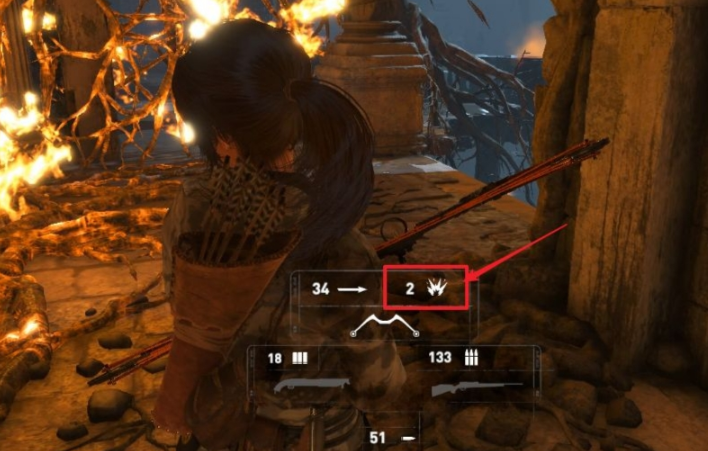 古墓丽影怎么拉弓射箭