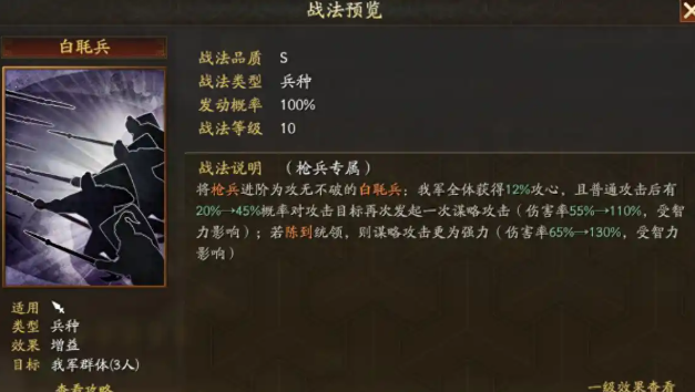 三国志战略版中枪兵晋级什么好