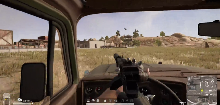 绝地求生在车上怎么开枪准