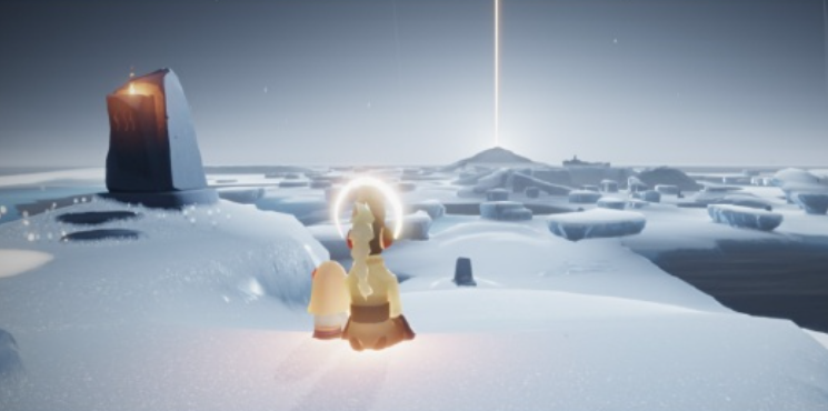 光遇怎么在冰上旋转的跑