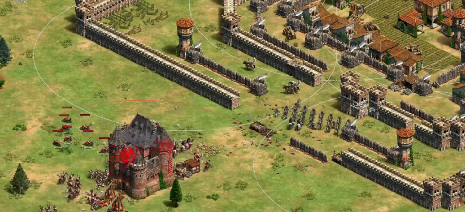 帝国时代2直城打法怎么玩