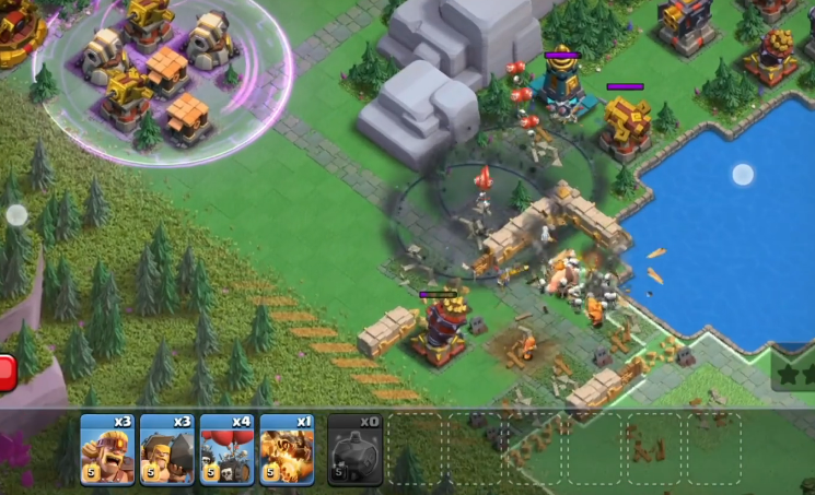 部落冲突兵怎么乱打