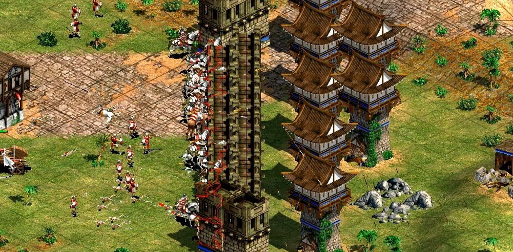 帝国时代2如何升级瞭望塔