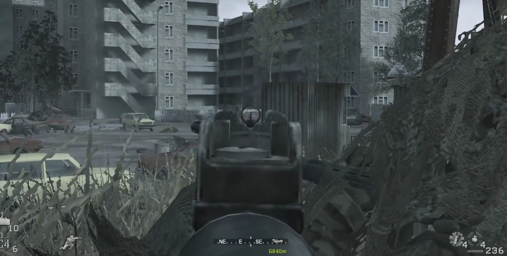 使命召唤4摩天轮怎么过