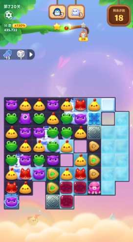 开心消消乐隐藏关102关怎么过