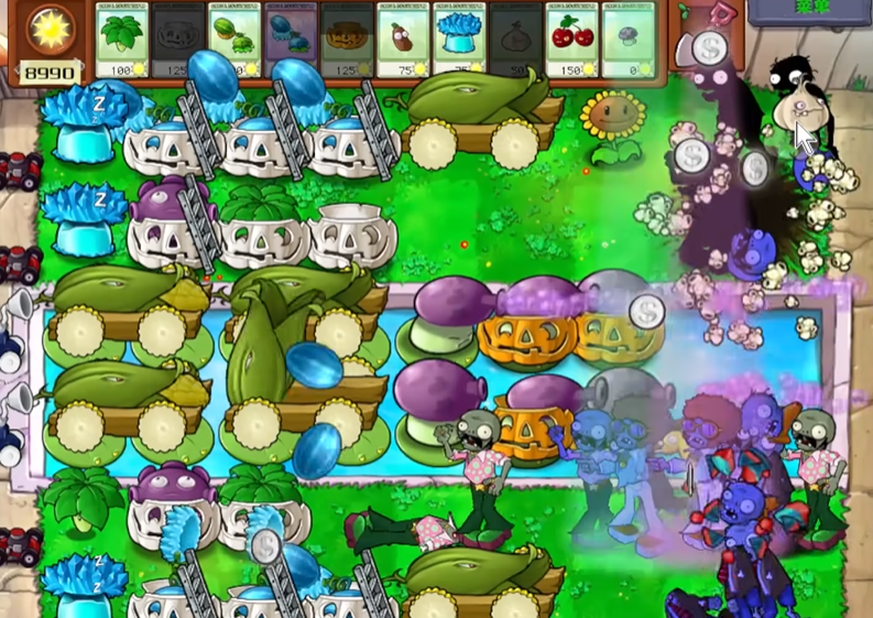 植物大战僵尸无尽版梯子怎么搭 植物大战僵尸无尽版梯子怎么搭