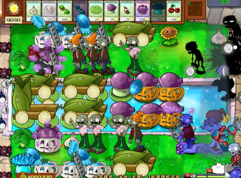 植物大战僵尸无尽版梯子怎么搭 植物大战僵尸无尽版梯子怎么搭