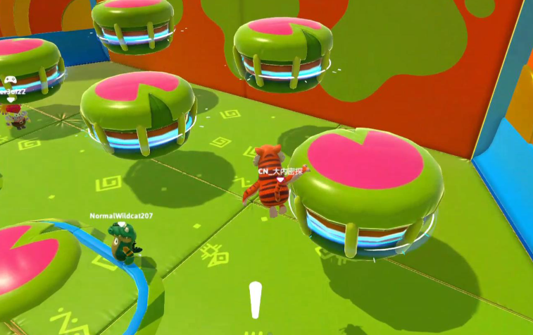 糖豆人林间跃动怎么过