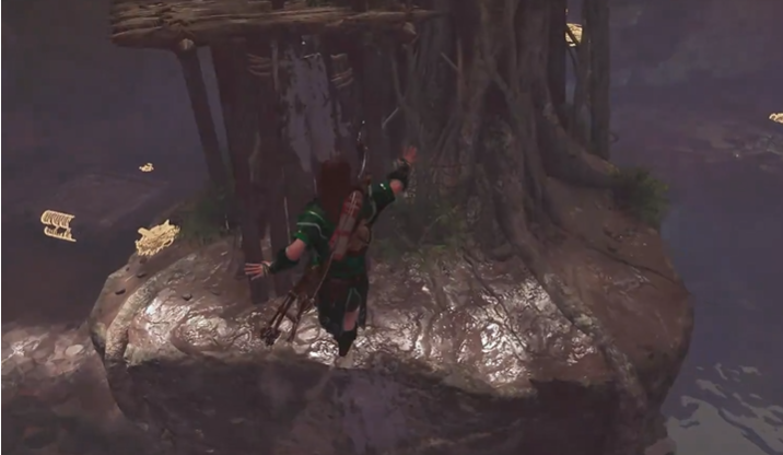 古墓丽影9逃出寺院在钟那怎么过