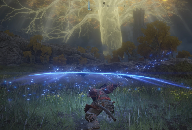 艾尔登法环名刀月隐怎么放剑气