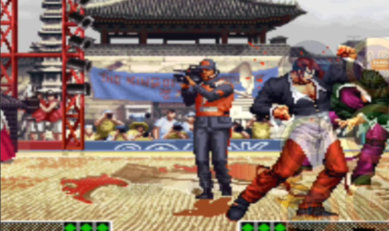 拳皇97八神跑抓怎么不放波