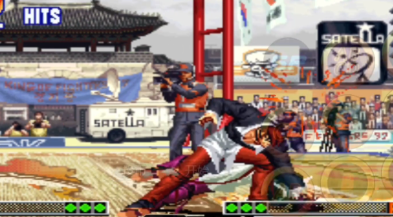 拳皇97八神跑抓怎么不放波