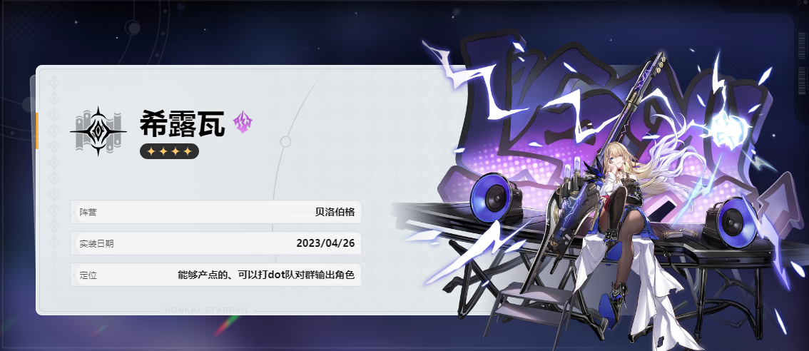 崩坏星穹铁道希露瓦怎么样