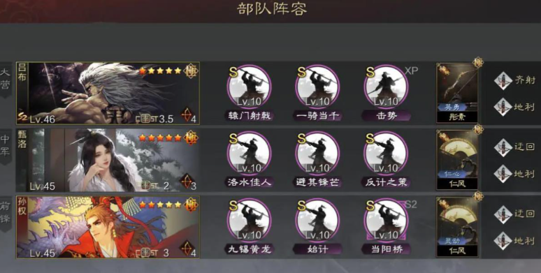 率土之滨洛神怎么配点